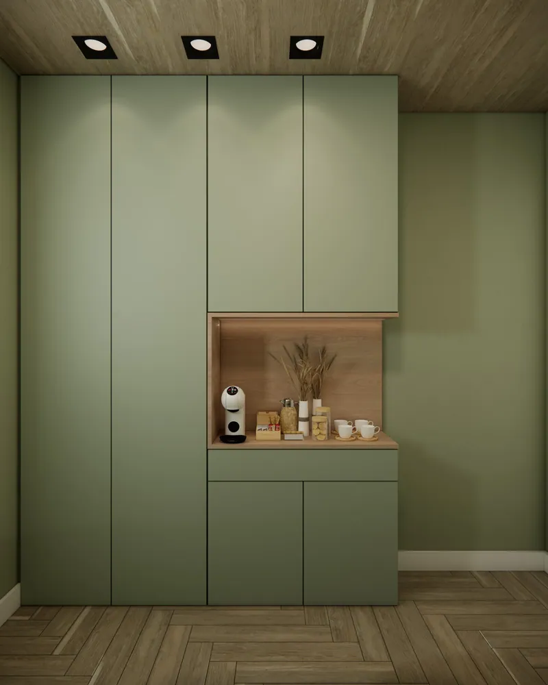 Home office de 7 m² em apartamento em Igrejinha, RS: ambiente projetado pela Corgê Arquitetura (imagem 5 de 12)