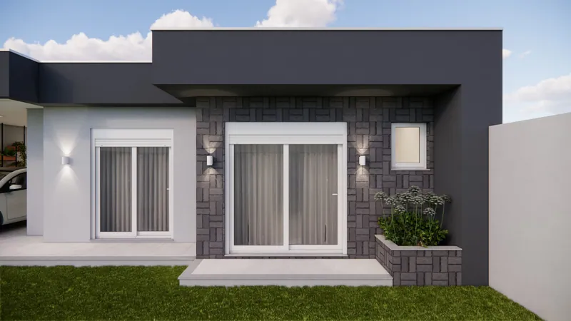Nova suíte de 25 m² em uma casa em Taquara, RS: ambiente projetado pela Corgê Arquitetura (imagem 2 de 16)