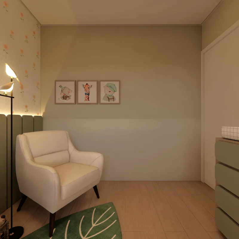 Quarto de bebê com 7 m² em apartamento em Taquara, RS: ambiente projetado pela Corgê Arquitetura (imagem 4 de 7)