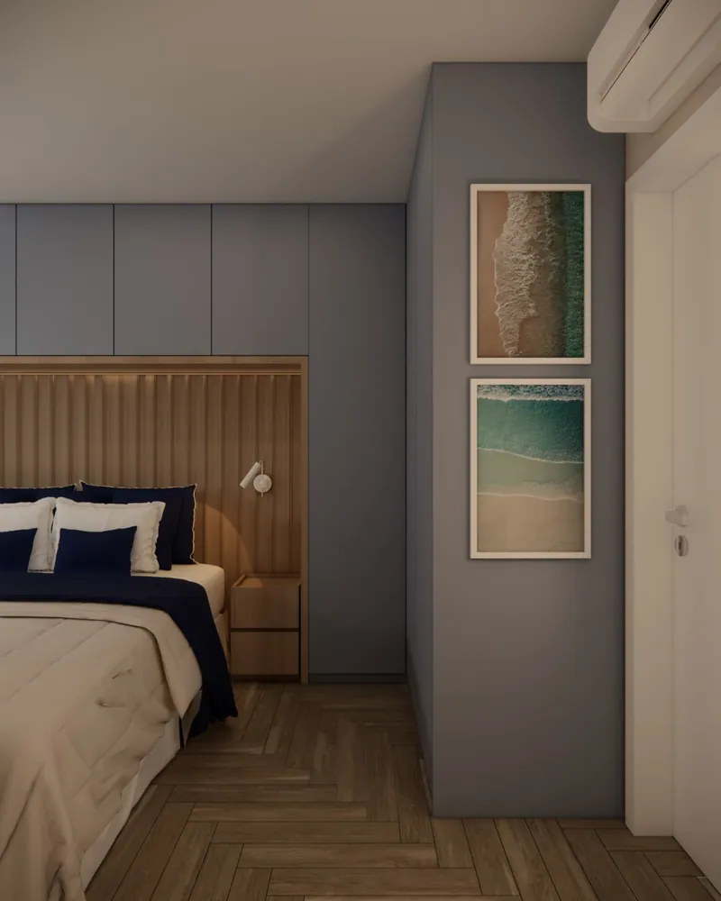 Imagem de capa do projeto Quarto de casal com 10 m² em apartamento em Taquara, RS
